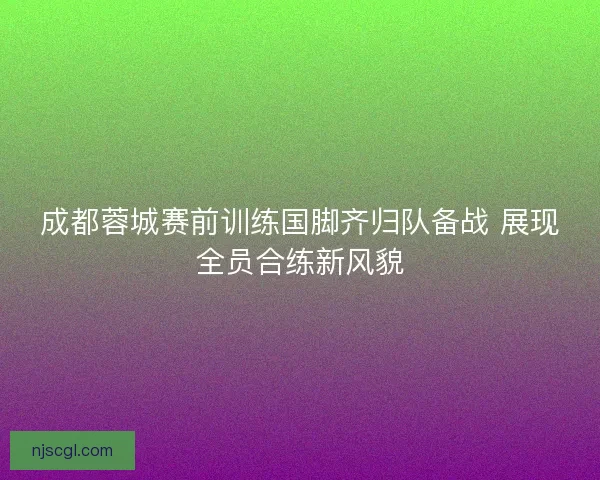 成都蓉城赛前训练国脚齐归队备战 展现全员合练新风貌